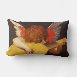Coussin Rectangle Angel musical Vintage