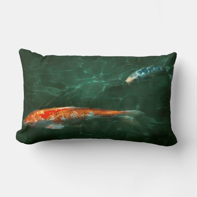 Coussin Rectangle Animal - Poisson - Carpe koï - Une autre histoire  (Recto)
