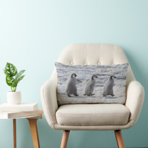 Coussin Rectangle Animaux de bébés cutest   Trois Épouses Penguin Em