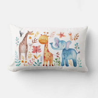 Coussin Rectangle Animaux décocissants