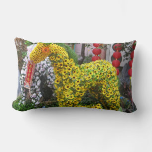 Coussin Rectangle Année du cheval   春 節 馬 ... Topiary chinois