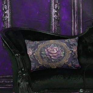 Coussin Rectangle Antique Design Dark Academia