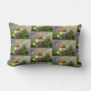 Coussin Rectangle Anton Mollis Pensée Vintage