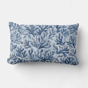 Coussin Rectangle Aquarelle Corail