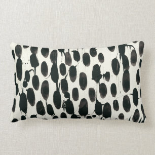 Coussin Rectangle Aquarelle noire invariable d'I  