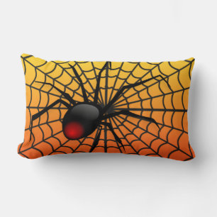 Coussin Rectangle Araignée 3D cool et effrayante sur toile Halloween