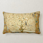 Coussin Rectangle Arbre de vie de Gustav Klimt<br><div class="desc">Belle peinture "Arbre de Vie" de Gustav Klimt,  1909.</div>