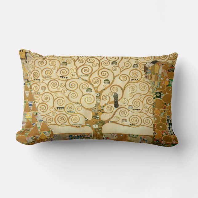 Coussin Rectangle Arbre de vie de Gustav Klimt (Recto)