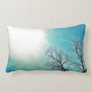 Coussin Rectangle Arbres froids et un hiver Sun Nature Art