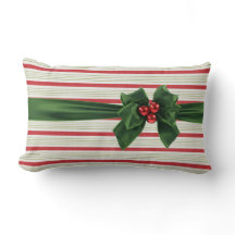 Arc de Noël avec arrière - plan rayé