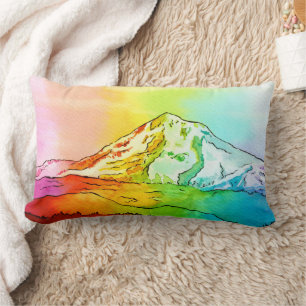 Coussin Rectangle Arc en arc-en-ciel