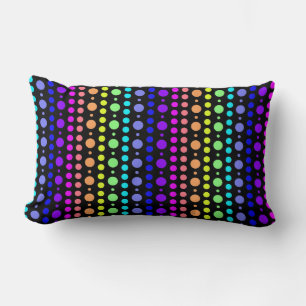 Coussin Rectangle Arc en ciel des points lancer l'oreiller