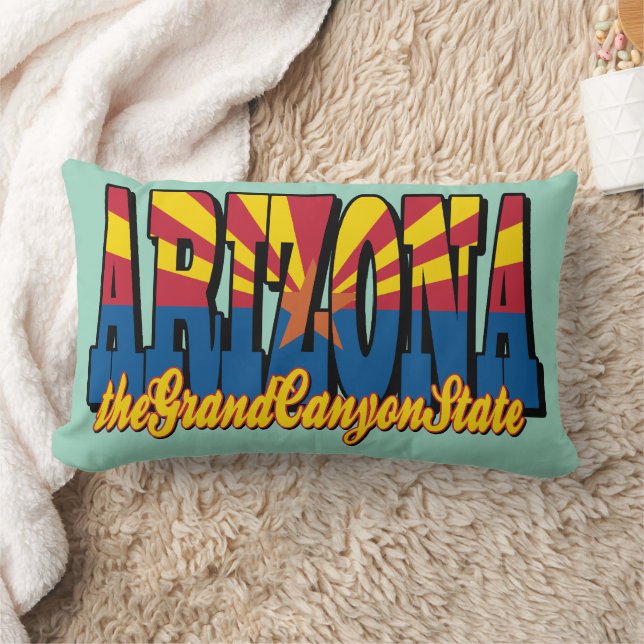 Coussin Rectangle Arizona the Grand Canyon State (Couverture)
