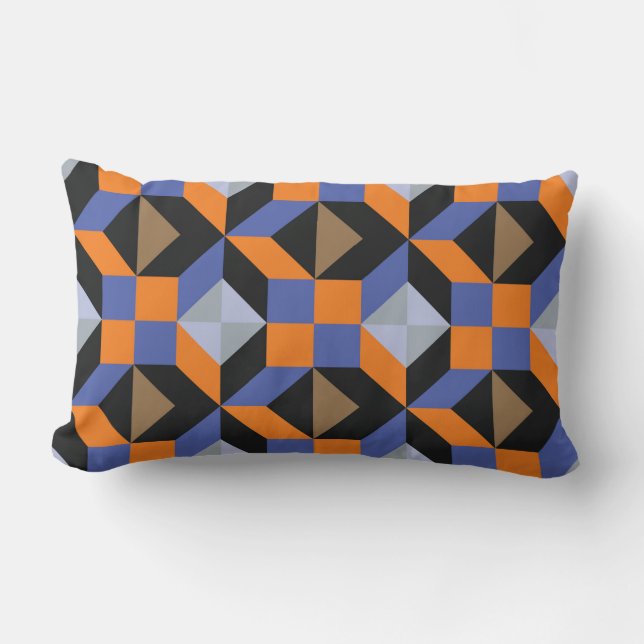 Coussin Rectangle Arrière - plan abstrait vintage (Recto)