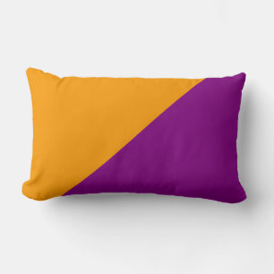 Coussin Rectangle Arrière - plan couleur vive violet et orange