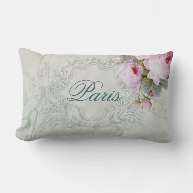 Coussin Rectangle Arrière - plan de CÉLESTE (Recto)