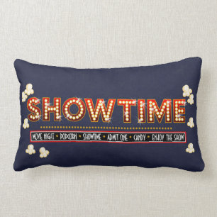 Coussin Rectangle Arrière - plan de marine d'oreiller de Showtime d