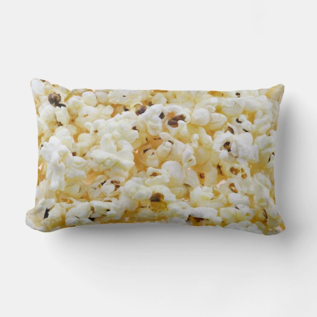 Coussin Rectangle Arrière - plan de pop-corn (Recto)