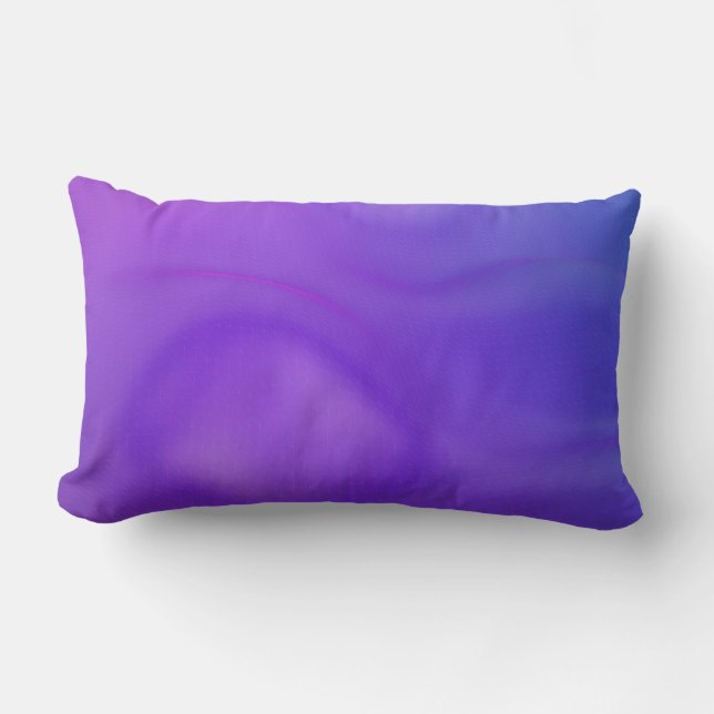 Coussin Rectangle Arrière - plan ondulé violet (Recto)