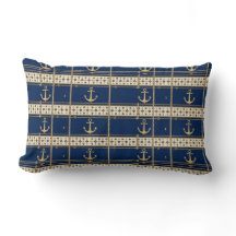 Art de corde d'ancre rayures bleues marines mariti