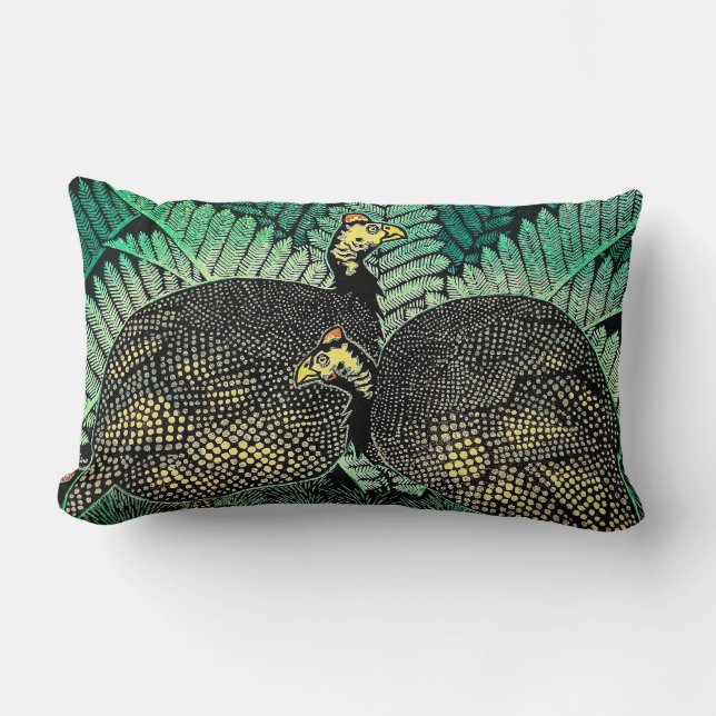 Coussin Rectangle Art de Japonais de feuille d'oiseau de shiro de (Recto)