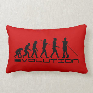 Coussin Rectangle Art d'évolution de sport de Waterski de ski d'eau