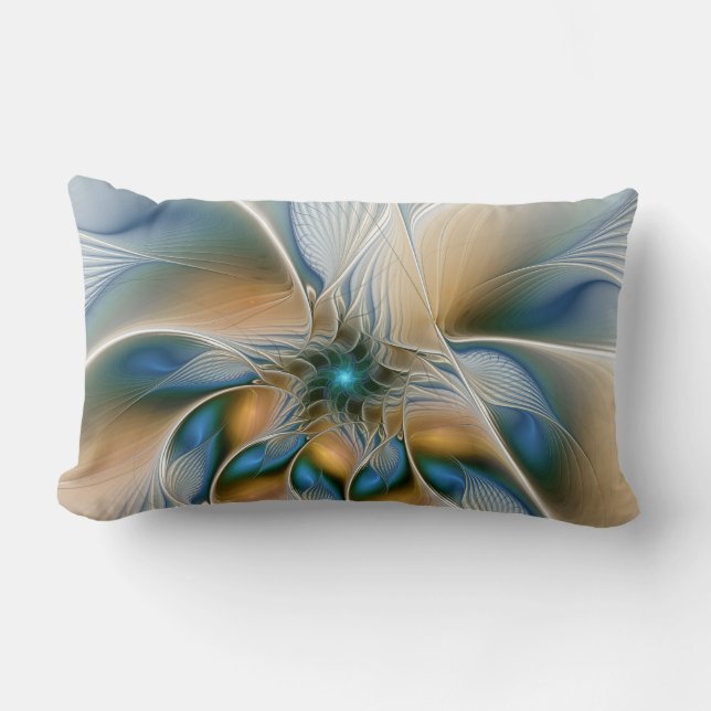Coussin Rectangle Art Fractal De L'Imaginaire Abstrait En Plein Esso (Recto)