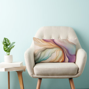 Coussin Rectangle Arté Abstraite d'encre d'alcool