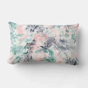 Coussin Rectangle Artsy Abstrait Pastel Brush Stroke Motif
