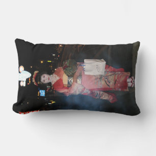 Coussin Rectangle Asakusa Geisha Neo Tokyo