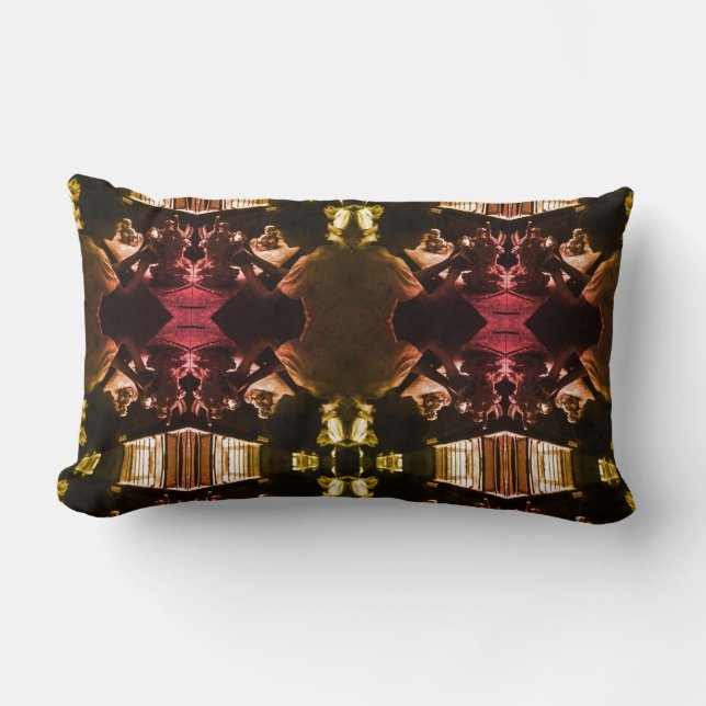 Coussin Rectangle Atelier de sculpture en pierre de Chine Guilin (Recto)