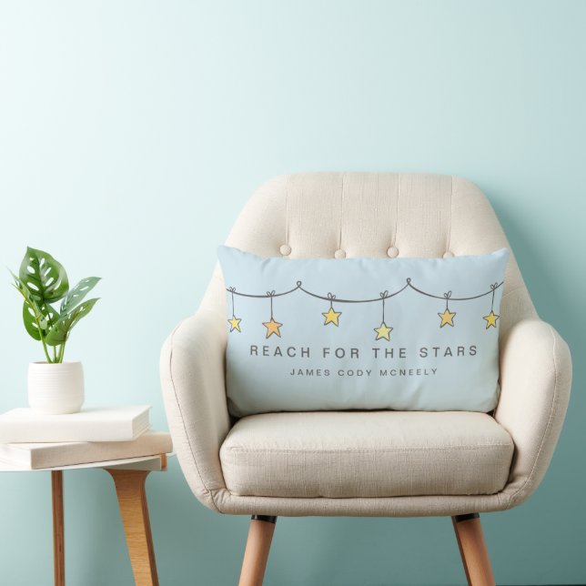 Coussin Rectangle Atteignez les Étoiles Personnalisé (Chaise)