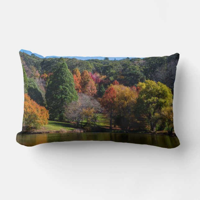 Coussin Rectangle Australie Arbres colorés d'automne (Recto)