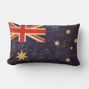 Coussin Rectangle Australie Drapeau Vintage