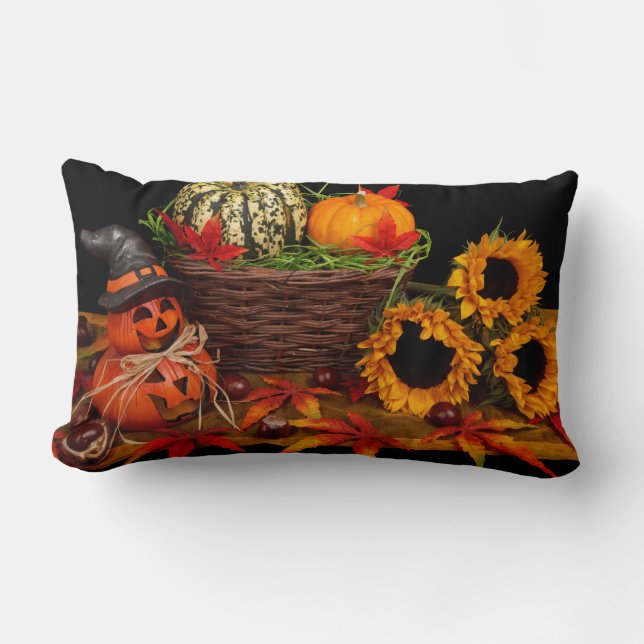 Coussin Rectangle Automne vintage (Recto)