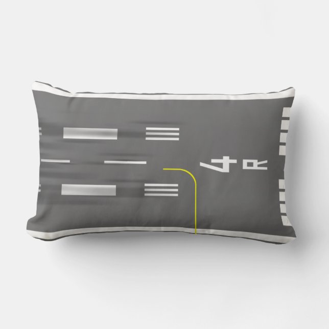 Coussin Rectangle Autorisé à atterrir piste Coussin, Nice, FR 4/22 (Recto)