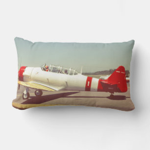 Coussin Rectangle Avion à hélice de la marine Vintage