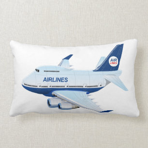 Coussin Rectangle Avion de dessin