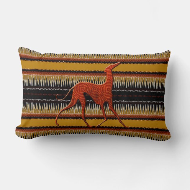 Coussin Rectangle Azawakh (Recto)