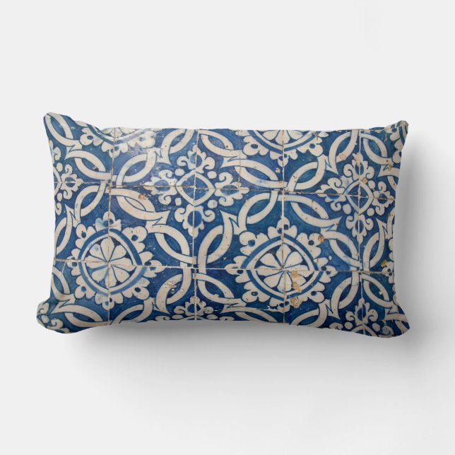 Coussin Rectangle Azulejo portugais vintage (Recto)