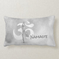 B&W Yoga Instructeur Méditation Arbre Pose Om Symb