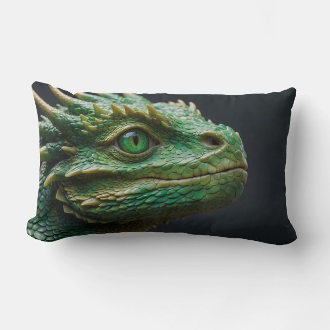 Coussin Rectangle Baby Dragon Imaginaire Art (Recto)