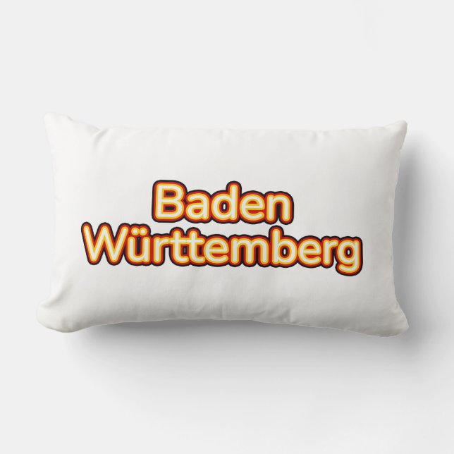 Coussin Rectangle Baden Württemberg Deutschland Allemagne (Recto)