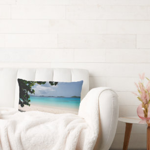 Coussin Rectangle Baie Lune de miel (St. John, USVI)