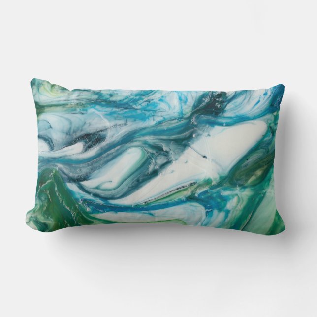 Coussin Rectangle Balayage en marée II (Recto)