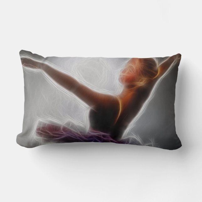 Coussin Rectangle Ballerina montre ses lignes (Recto)