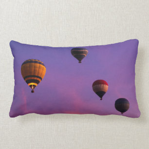 Coussin Rectangle Ballons à air chauds en vol