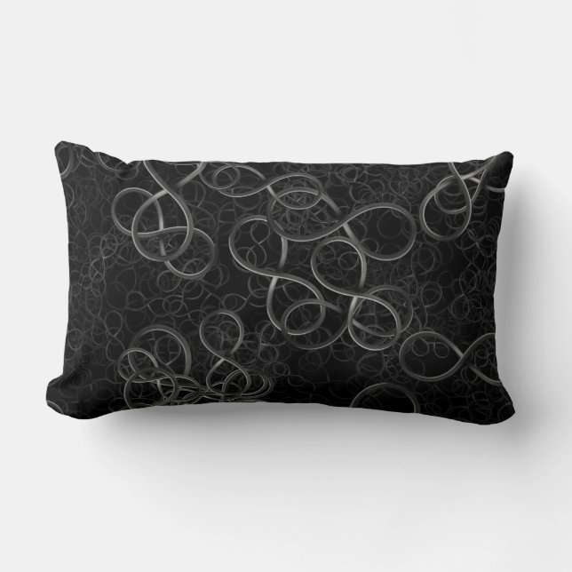 Coussin Rectangle Ballot aléatoire du symbole | d'infini (Recto)