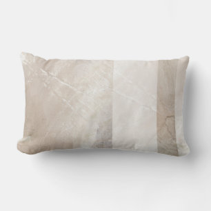 Coussin Rectangle Bande géométrique neutre souple abstraite