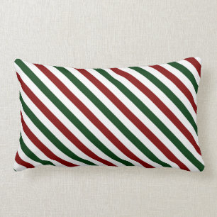 Coussin Rectangle Bandes de Noël personnalisables